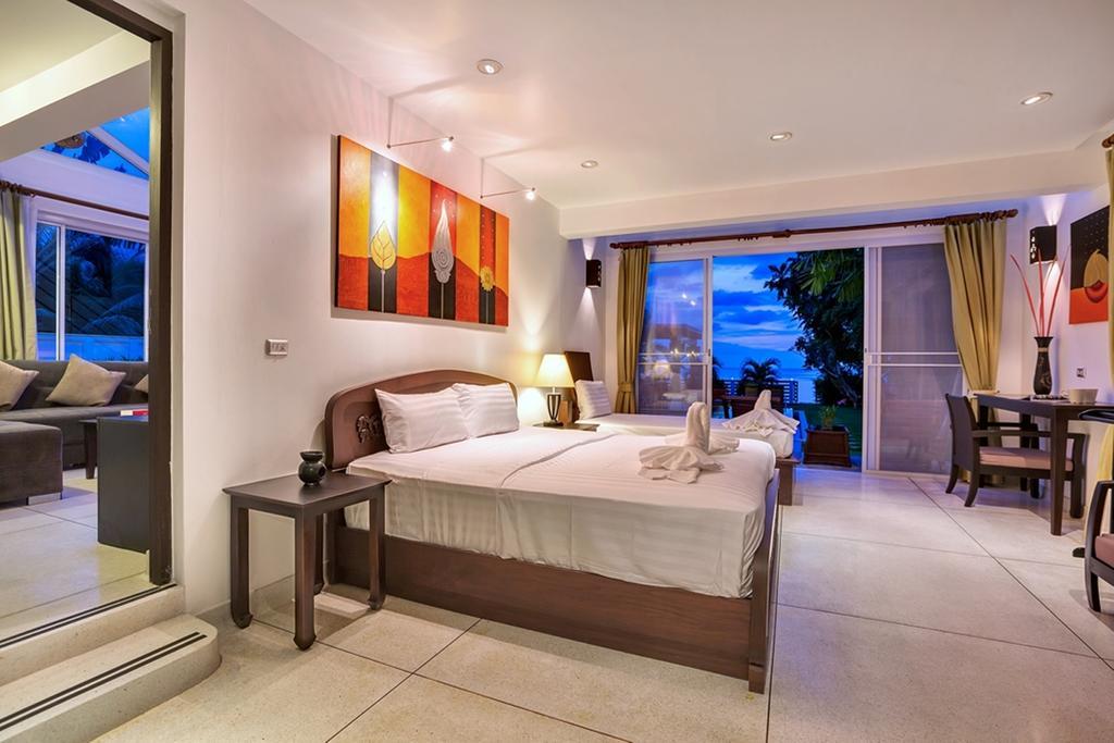 Emerald Sands - Beach Front 4 Bed Pool Villa Ko Samui Pokoj fotografie